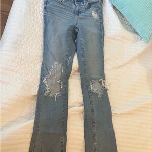American Eagle Outfitters High Rise Skinny Kick Jeans